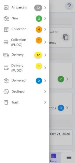 Status folders