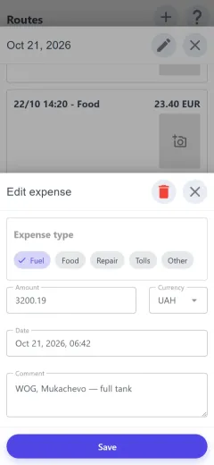 An expense