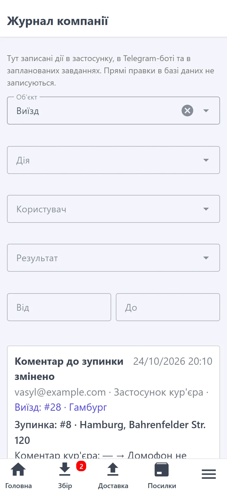 Журнал компанії