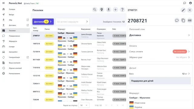 Картка поруч із таблицею